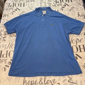 Lacoste | men's XL blue polo golf shirt